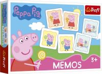 Pexeso papírové Prasátko Peppa/Peppa Pig společenská hra 30 kusů v krabici 21x14x4cm Trefl