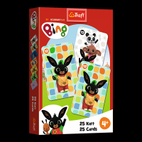 Černý Petr Králíček Bing společenská hra - karty v krabičce 6x9cm 20ks v boxu Trefl