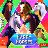 Šťastní koně společenská hra v krabici 24x24x6cm Trefl
