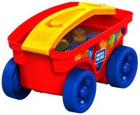 Kostky Mega Bloks ve vozíčku Mattel