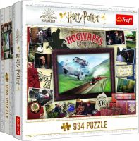 Puzzle Harry Potter Bradavický expres 934 dílků 68x48cm v krabici 26x26x10cm Trefl