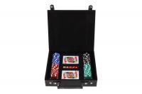 Poker sada 100ks + karty + kostky v kufříku v krabici 28x25x8cm Teddies