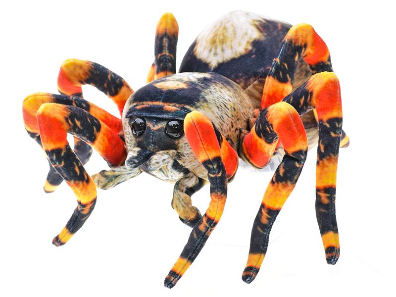 Pavouk hnědý plyšový 25cm 0m+ v sáčku Mikro Trading