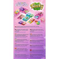 Hra Šťastná Gabby/Gabby´s Dollhouse společenská hra v krabici 14,5x26x10cm Trefl