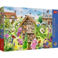 Puzzle Premium Plus - Čajový čas: Domeček pro včelky 1000 dílků 68,3x48cm v krabici 40x27x6cm Trefl