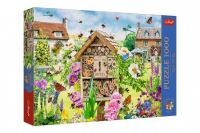 Puzzle Premium Plus - Čajový čas: Domeček pro včelky 1000 dílků 68,3x48cm v krabici 40x27x6cm Trefl