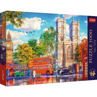 Puzzle Premium Plus - Čajový čas: Pohled na Londýn 1000 dílků 68,3x48cm v krabici 40x27x6cm Trefl