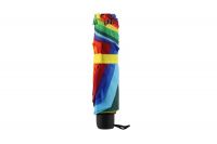 Deštník skládací barevný 25cm kov/látka v sáčku Teddies