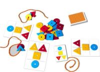 Tvary, barvy, paměť společenská hra naučná v krabici PEXI
