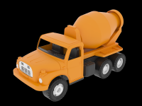 Auto Tatra 148 plast 30cm míchačka oranžová v krabici Dino