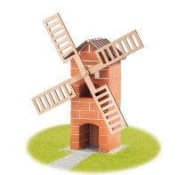 Stavebnice Teifoc Větrný mlýn v krabici 29x18x8cm Směr