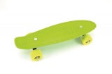 Skateboard 43cm, nosnost 60kg plastové osy, zelená, žlutá kola Teddies